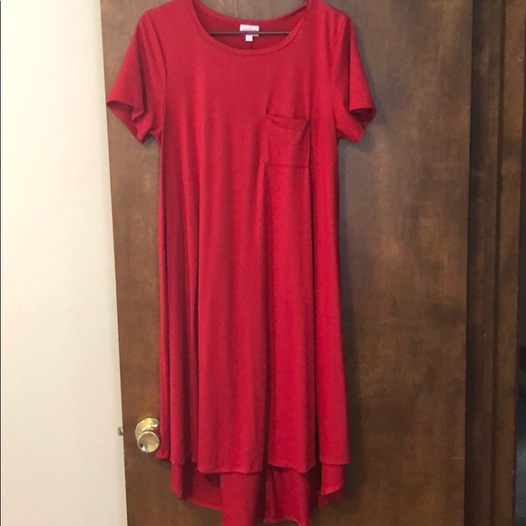 LuLaRoe Dresses & Skirts - Mix & Match 2/$25  Red Lularoe Carly dress size S